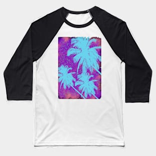 Neon Dreams and Skylines Baseball T-Shirt